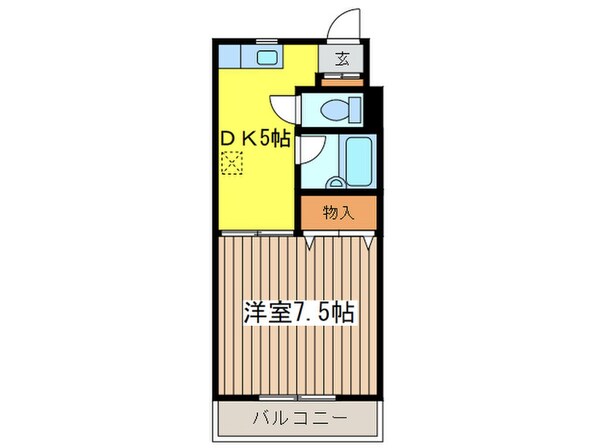 ヴィラマロ－ネの物件間取画像